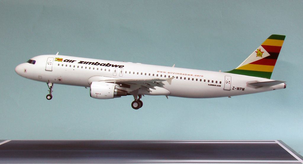 1/144 Air Zimbabwe A320 Ready for Inspection Aircraft